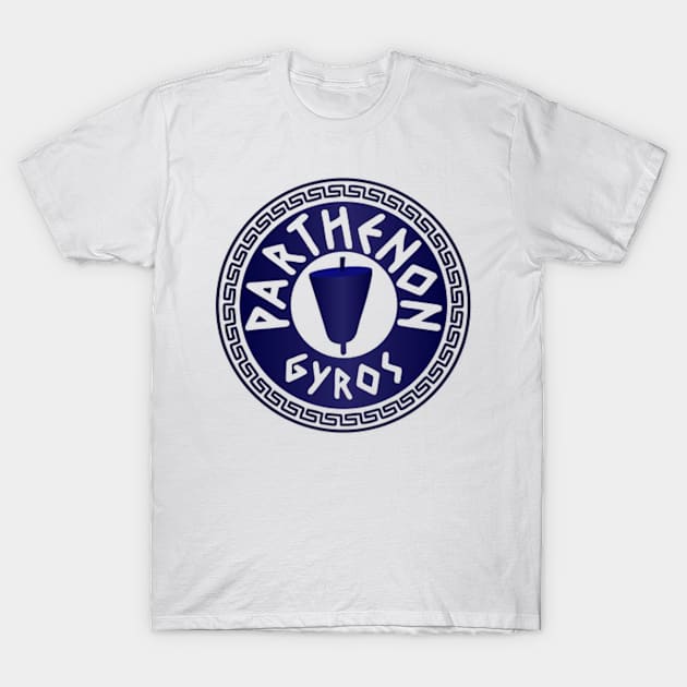 Parthenon Gyros - Madison, WI T-Shirt by jordan5L